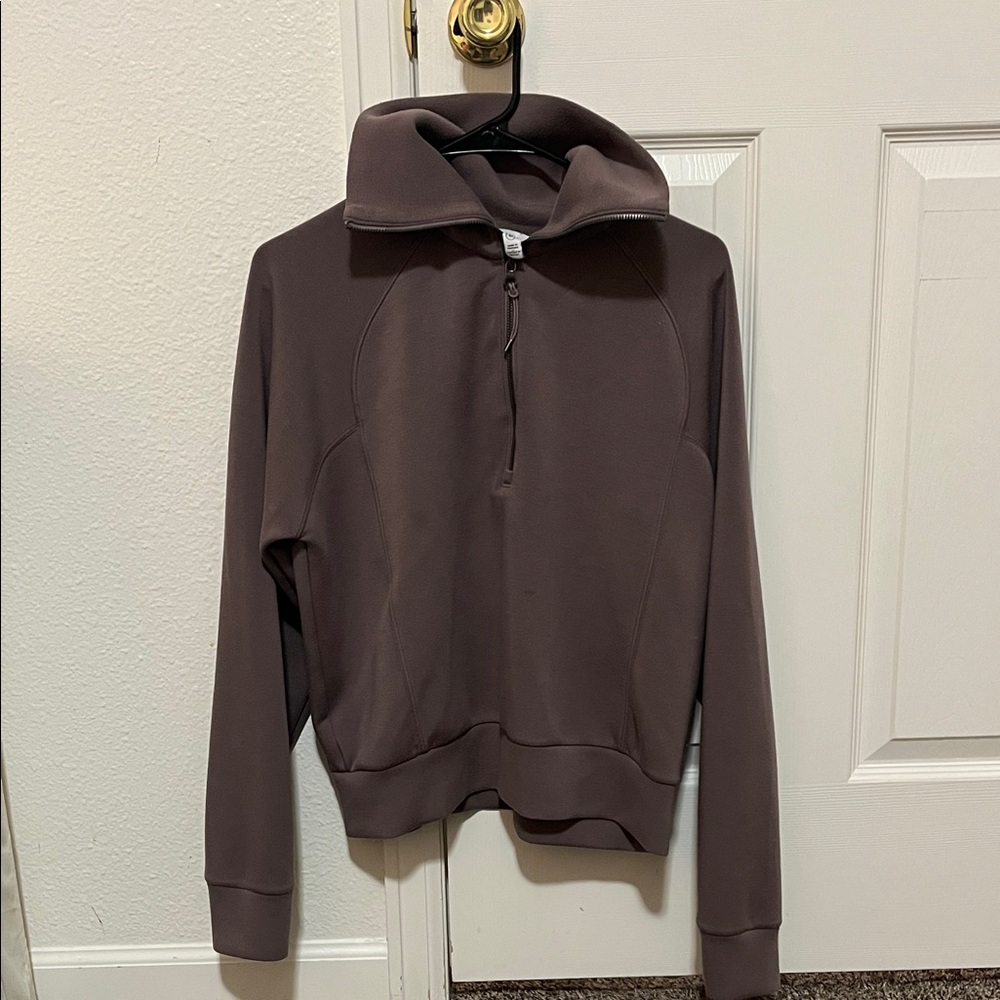 SPANX Brown Varsity Jacket